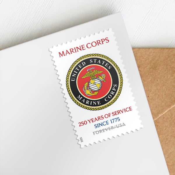 1 Sheet - 2025 Marine Corps Forever Stamps