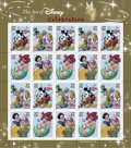 1 Sheet - 2005 The Art of Disney: Celebration Forever Stamps