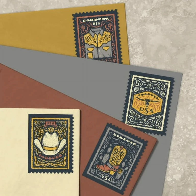 1 sheet - 2021 Western Wear Forever Stamps